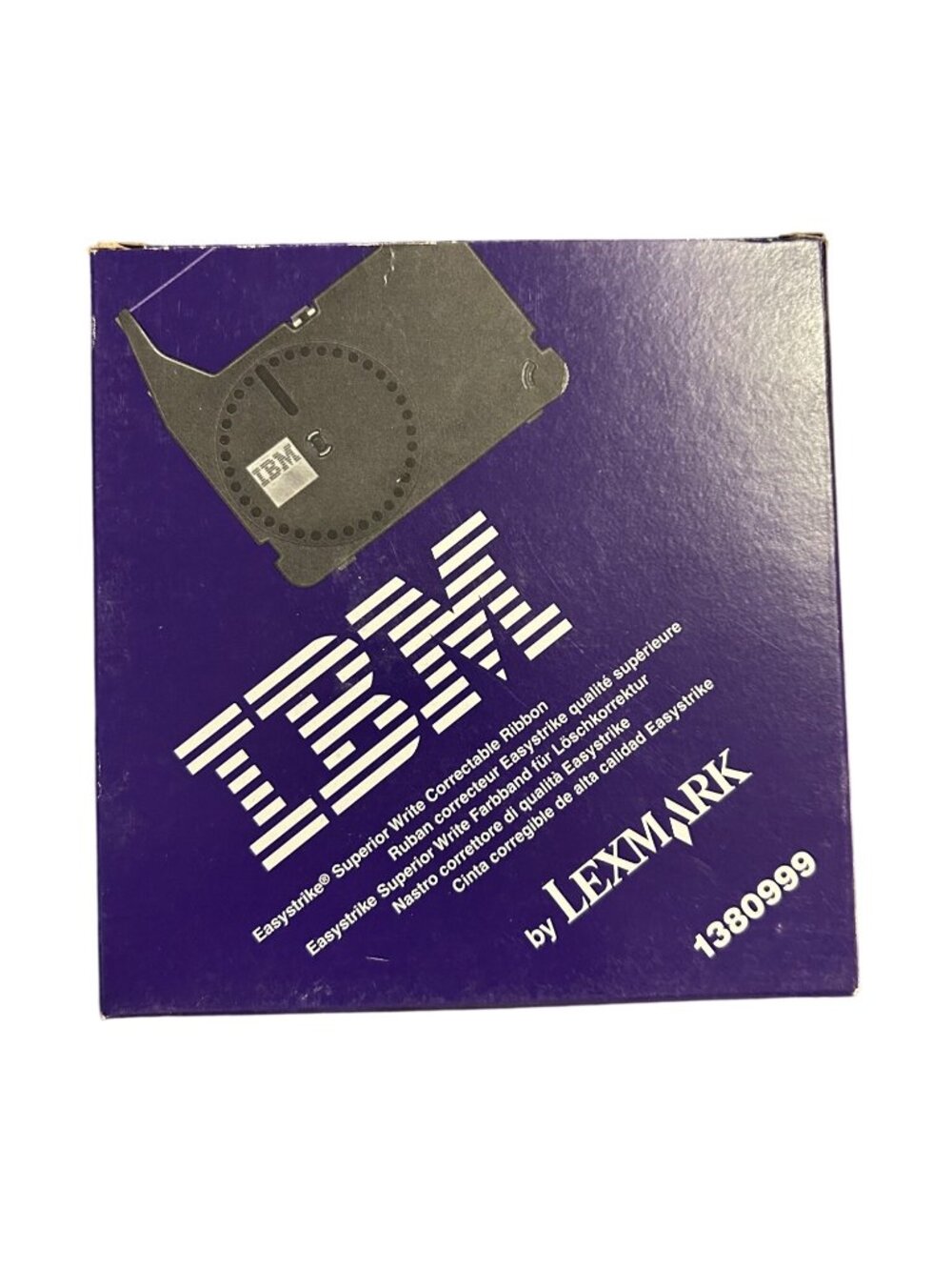 IBM Easystrike Superior White Correctable Ribbon By Lexmark 1380999 1089ft x 0.3